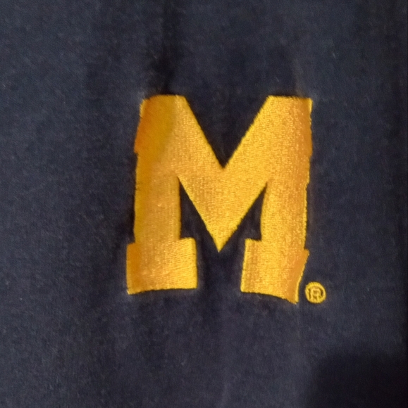 Joy Athletics Vintage Navy Blue Shirt with Michigan Logo - Picture 2 of 4
